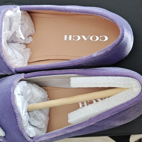 Coach - Hanna Velvet Loafers - Picture 8 of 8